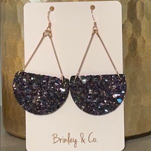 NEW!  Brinley & Co.!  Sparkle w/ gold hardware!